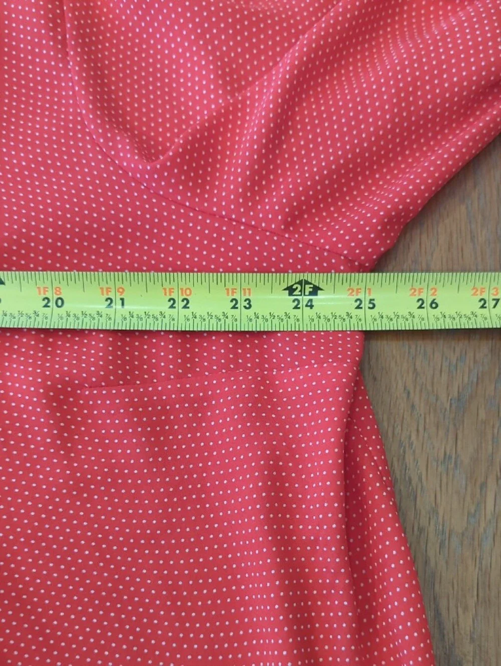 Carolina Belle Red V-Neck Button-Trim Long Sleeve Blouse US 1X